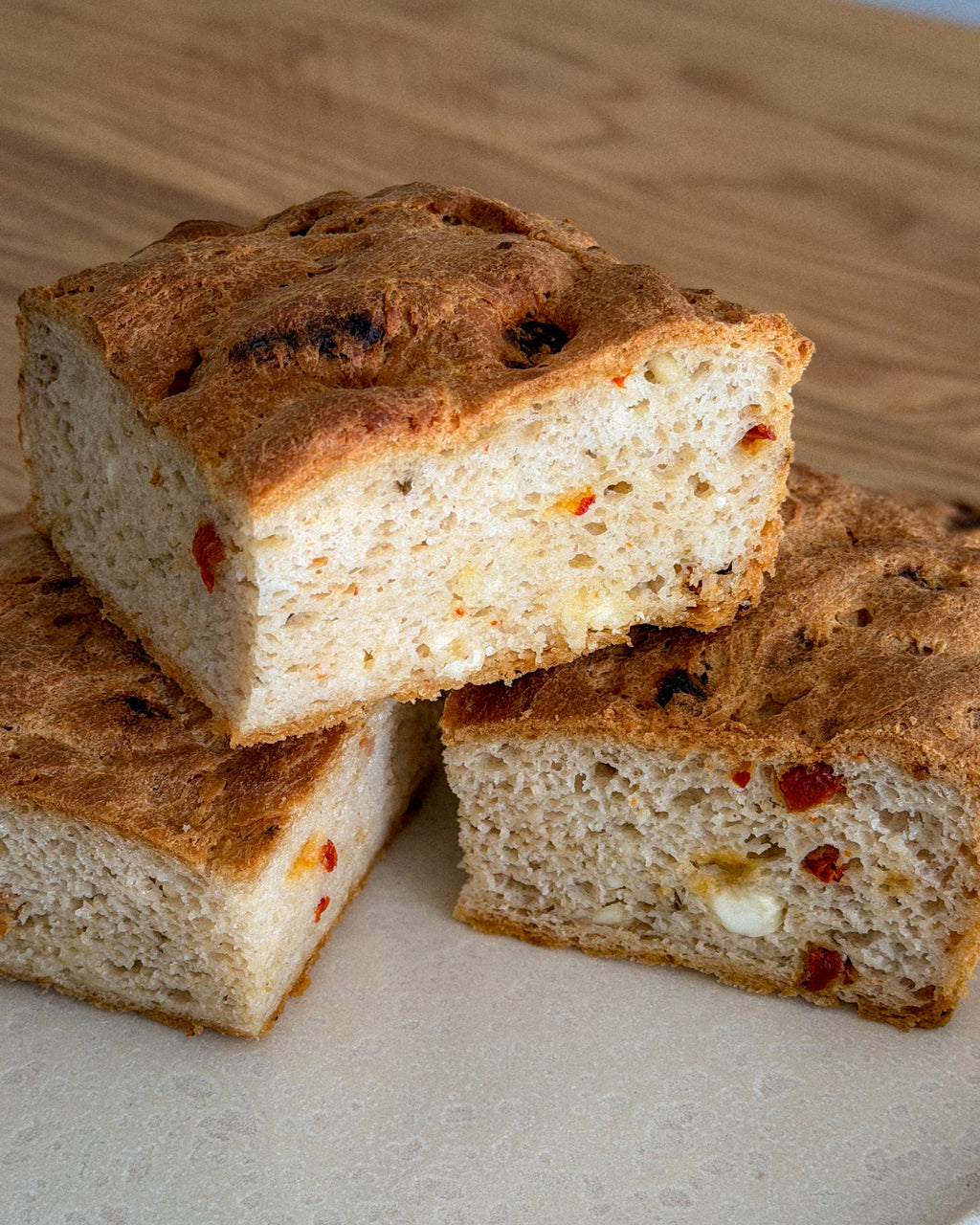 Sundried Tomato + Mozzarella Focaccia